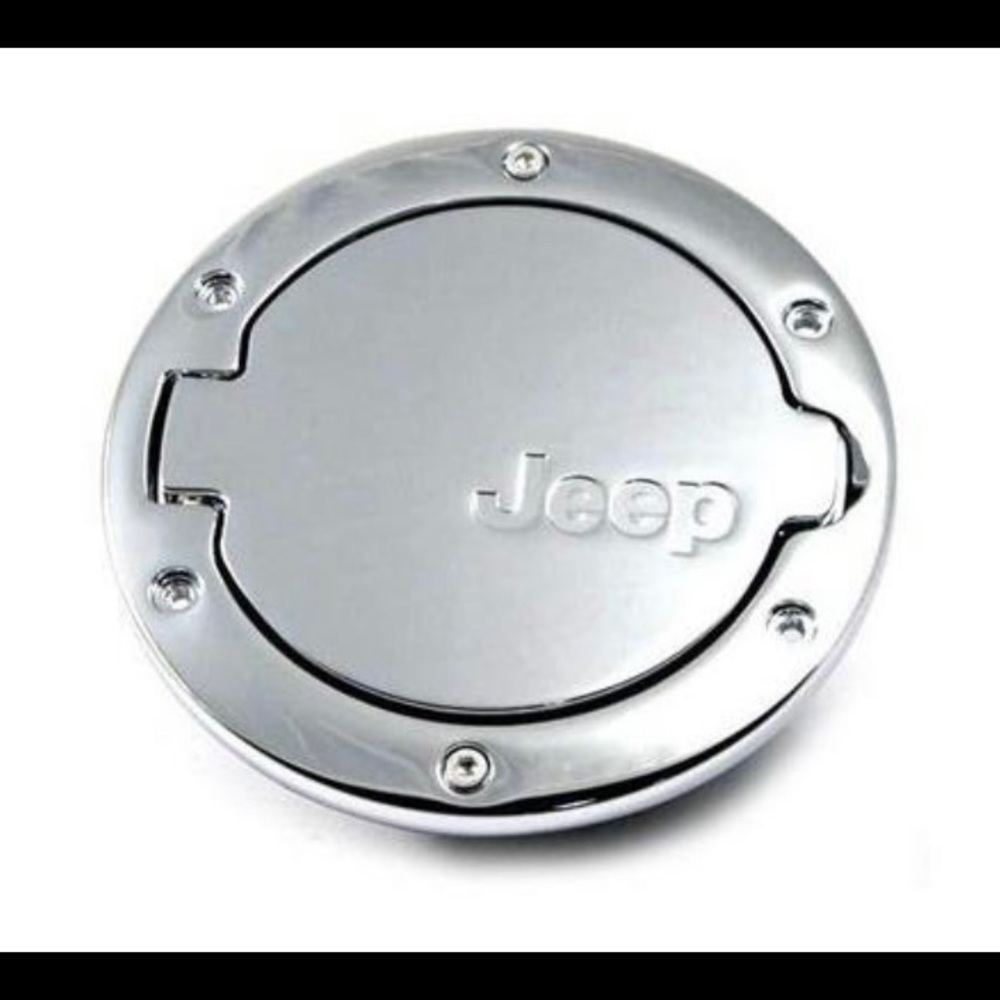 Jeep chrome gas cover